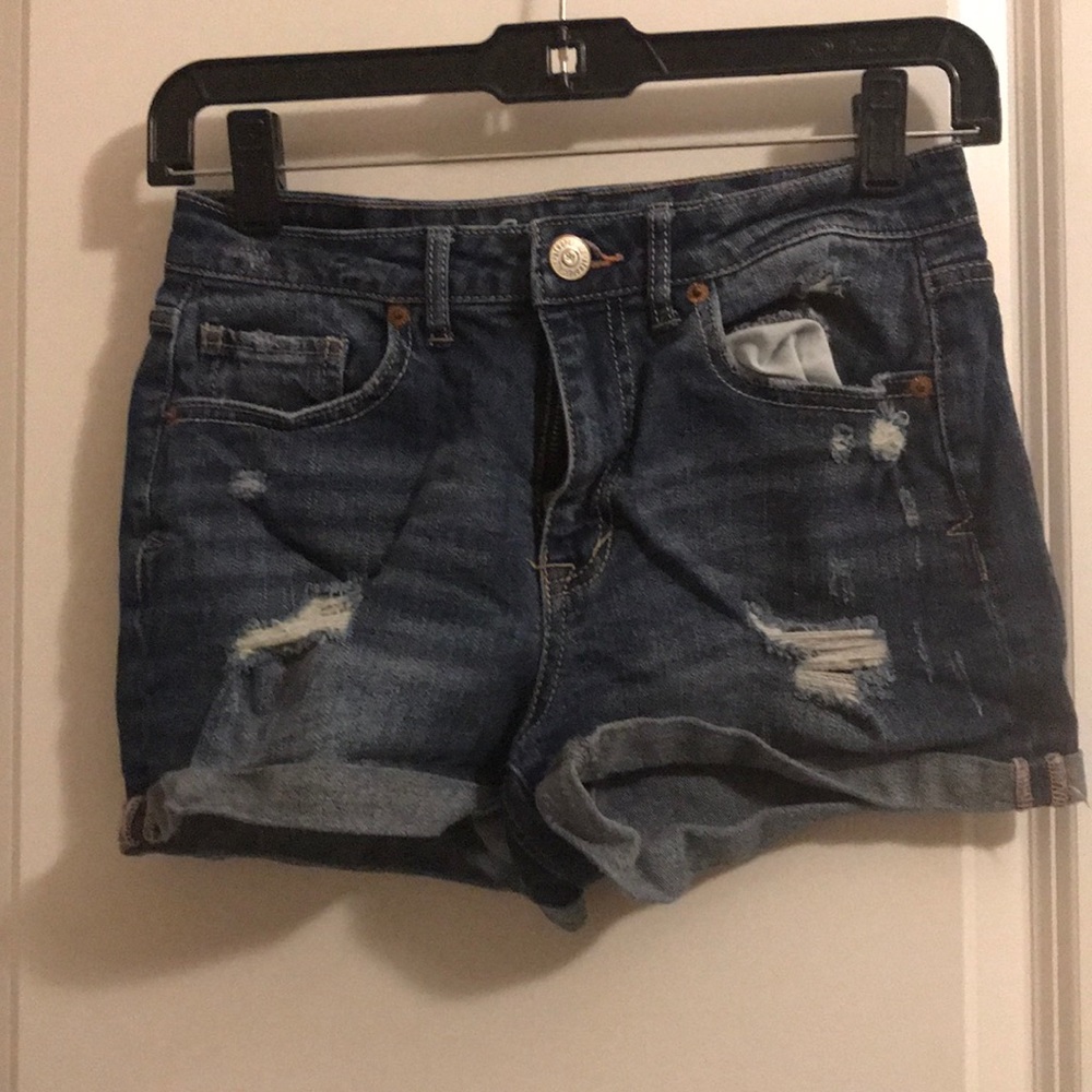 Denim shorts